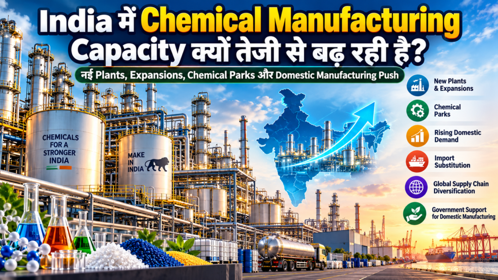India में Chemical Manufacturing Capacity क्यों तेजी से बढ़ रही है?